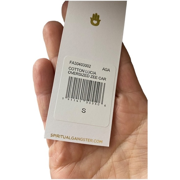 SPIRITUAL GANGSTER COTTON LUCIA OVERSIZED ZEE CARDIGAN IN OLIVE - Picture 6 of 8